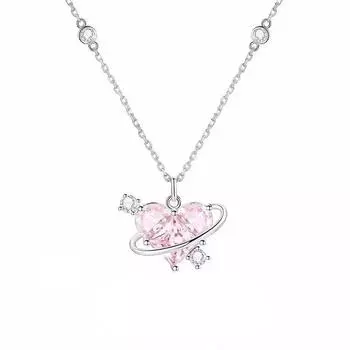 Ожерелье Love Planet Love, женское, милое и симпатичное, подвесное, роскошное, Ins Niche Design, ожерелье Sense Collarbone