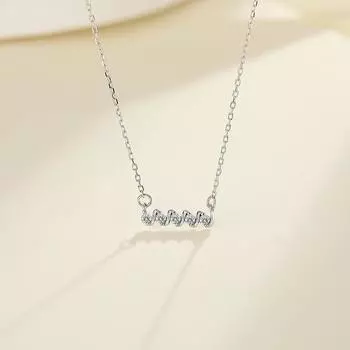 Ожерелье Mosan Diamond Spiral от Temperament, Женское меньшинство Дизайн Sense, Новая усовершенствованная цепь-ошейник Sense