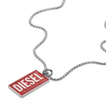 Ожерелье с кулоном Dog Tag Все полы Нержавеющая сталь Одна нержавеющая сталь Без украшений [Дизель] Сталь, Размер, Сталь,