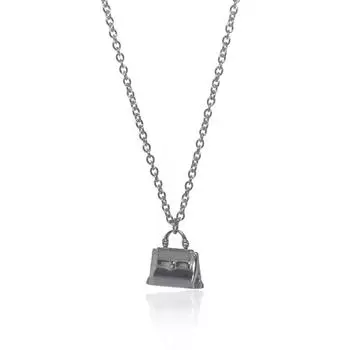 Ожерелье с подвеской Salvatore Ferragamo Charms из стерлингового серебра 704716 мульти