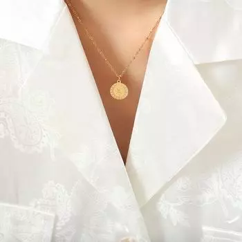 Ожерелье с подвеской Wind Niche Light Rice, аксессуары, простая персонализированная цепочка на ключицу из титановой стали, женские украшения P881
