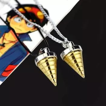 Ожерелье с рисунком Tengen Toppa Gurren Lagann Tengentoba Gulenlagan, кулон с сердечником, ювелирные аксессуары, аксессуары 50cm