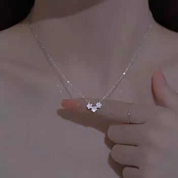Ожерелье Shinny Star, симпатичная подвеска в виде ключицы в корейском стиле one size