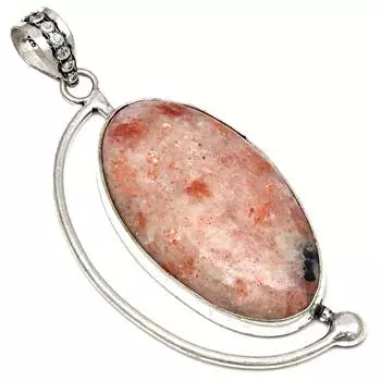 Ожерелье Sunstone Gemstone Handmade Gift For Her Jewelry 2.5