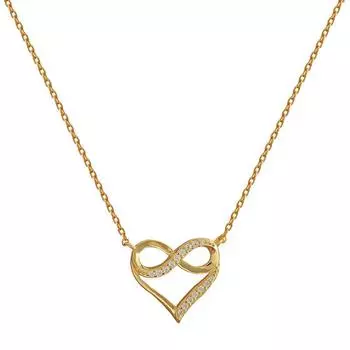 Ожерелье в форме сердца Yongcheng Love Girl Fresh and Simple Temperament Fairy like Clavicle chain