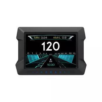 P22 GPS Smart Head-up Display HD OBD ЖК-измеритель наклона автомобиля HUD Очистка кода неисправности P22 Smart Car HUD