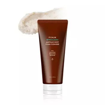 P.CALM Retinolagen Ampoule Shot Пенка для умывания 120 мл