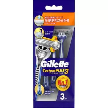 P&G Japan Custom Plus 3 Premium Smooth 3-pack Men s одноразовые бритвы для мужчин Мужские одноразовые