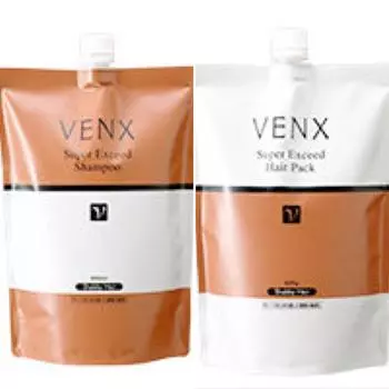 Pacific Products Venx Super Exceed Шампунь 600 мл Сменный блок для волос 600 г Сменный блок Набор и