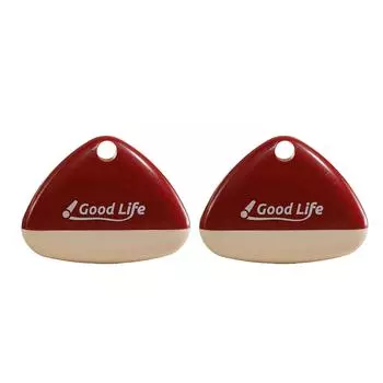 Pack Of 2 Washable Lint Roller Creative Shape Pet Hair Remover For Clothes And Sofas Practical Designs For Travel Use 2 красный