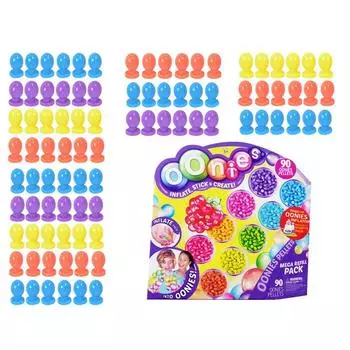 Pack Oonies Refill Sticky Ball Bubble Inflator Children Kids Diy Educational Toy 90 Pellets