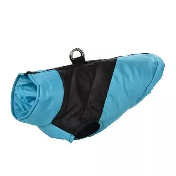 Padded Dog Clothes Winter Warm Pet Jacket For Small Dogs Cats Waterproof Coat Puppy Vest Fashion Pet Costume Yorkshire Outfits S синий