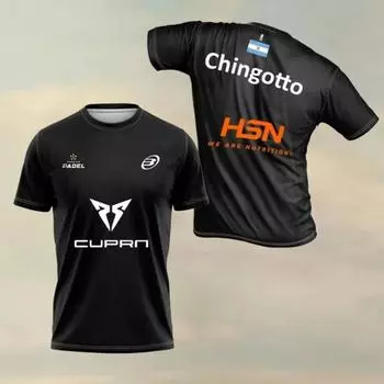 Padel Wear Sports Jersey Мужская футболка Женская фитнес-быстросохнущая футболка Летняя дышащая футболка Padel с коротким рукавом Мужская одежда XXS