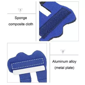 Pain Relief Trigger Finger Fixing Splint Straighten Brace Adjustable Sprain Dislocation Fracture Finger Splint Corrector Support