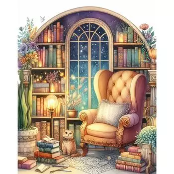 Paint By Numbers Kit On Canvas DIY Oil Art View Picture Home Wall Decor40x50cm A114
