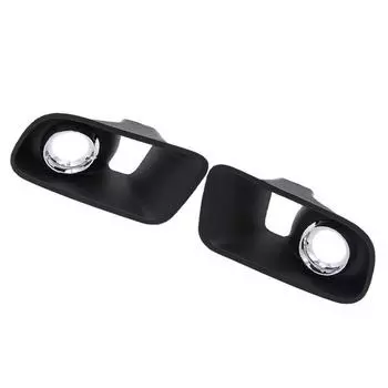 Pair Front Bumper Fog Lamp Cover For Dodge Charger 2012-2014 Right & Left