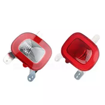 Pair LED Rear Bumper Reflectors Fog Tail Backup Lights for 2015-22 Jeep Renegade
