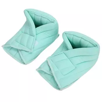 Pairs Foot Ankle Support Cover Pad Adjustable Supplies for Elderly Patient Bed Nursing CareLight светло-зеленый