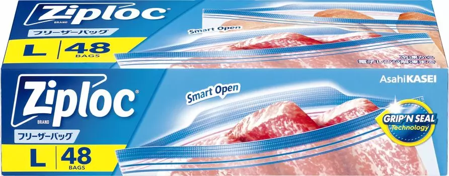 Пакет для заморозки Ziploc L48 шт. синий