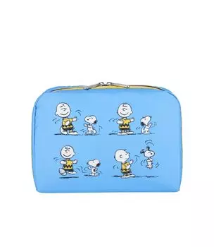 Пакет ОЧЕНЬ БОЛЬШОЙ ПРЯМОУГОЛЬНЫЙ Peanut Vibes XL Cosmetic [LeSportsac] [Official] COSMETIC/7121