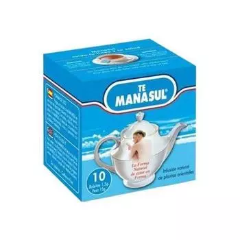 Пакетики чая Манасул, настой 10 пакетиков