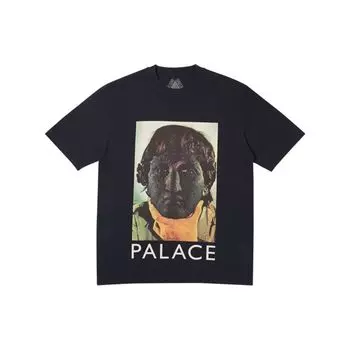 Palace Футболка с короткими рукавами и принтом Nicked Sculpture, топы унисекс, черная P16TS098 S