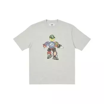 Palace Футболка унисекс Pez Pezman Collaboration X Pezlondon серо-мелованная P21TS125 S