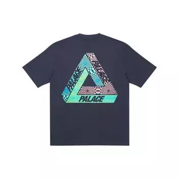 Palace FW21 Ultimo Series Tri-Eye T-Shirt Unisex T-Shirts Navy Blue P21TS243 M