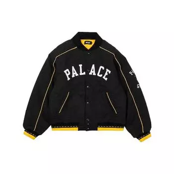 Palace Goats Varsity Jacket Black Men Outerwear P22JK107