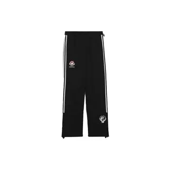 Palace Мужские спортивные штаны на молнии с полосатым логотипом на манжетах из X Adidas Originals, черные H61814 L