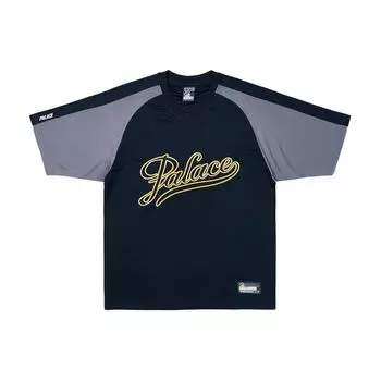 Palace Script Jersey Navy Men Tops Blue P26ES019
