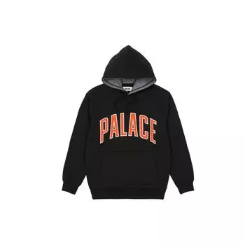 Palace Толстовка с капюшоном и карманом с буквенным принтом и логотипом, унисекс, черная P20CS069 M