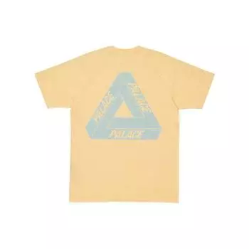 Palace X Adidas Совместная футболка с логотипом спереди и короткими рукавами, топы унисекс, оранжевая HE9370