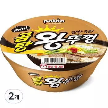 Paldo Mini Gomtang Big Lid 80g, 2 pieces