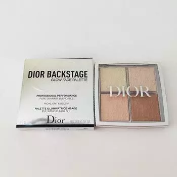 Палетка хайлайтеров и румян Dior Backstage Glow Face Palette 002 Glitz 10 г