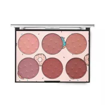 Палитра для макияжа Miss Rose Blush, 6 цветов, минеральная пудра, стойкий натуральный оттенок для контура щек, персиковый розовый румяна для лица, косметика