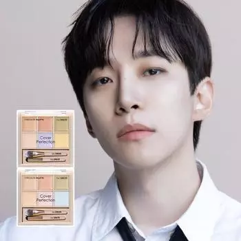 Палитра консилеров The Saem Cover Perfection, 2 цвета 02 Cover and Light