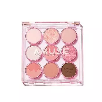 Палитра теней для век AMUSE 0,6 г * 9 шт. 01 Warm Boksoonga