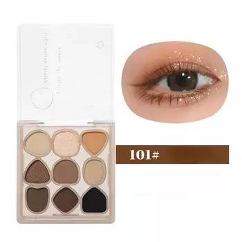 Палитра теней для век Sand Dune Матовые перламутровые тени для век Goddess Makeup Jiugongge Контурные тени для век