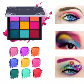 Палитра теней для век Shimmer Matte Eyeshadow Водостойкий блеск Красота Косметика для макияжа глаз