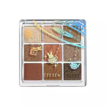 Палитра теней для век ZEESEA Quartz, 9 цветов, карамельные тени для век… (J11 Крем)