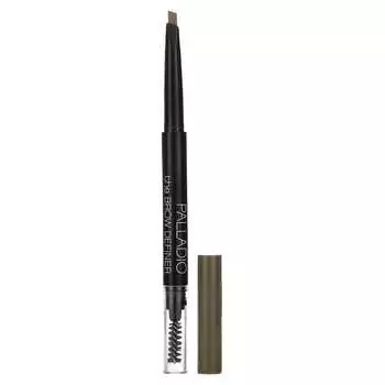 Palladio, Brow Definer, выдвижной карандаш для бровей, серо-коричневый PBD01, 0,24 г (0,0084 унции)