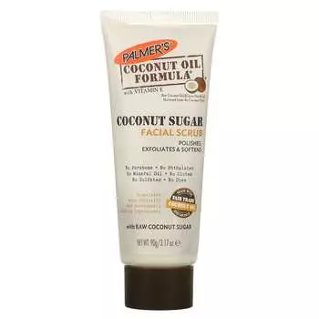 Palmer s, Coconut Oil Formula, скраб для лица с кокосовым сахаром, 3,17 унции (90 г)