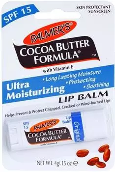 Palmer’s Face & Lip Cocoa Butter Formula Baume Lvres Hydratant TU прозрачный