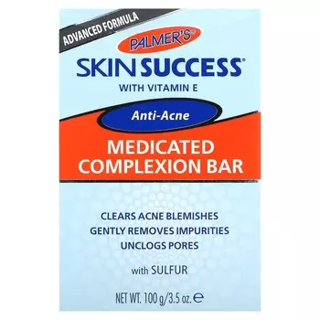 Palmer s, Skin Success, лечебное мыло для лица против угревой сыпи, 3,5 унции (100 г)