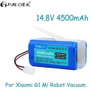 PALO 14,4 В 4500 мАч Сменная батарея для робота-пылесоса Xiaomi G1 Mi Essential MJSTG1 SKV4136GL R30 R35 Робот-пылесос