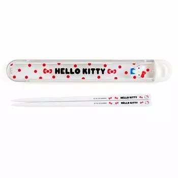 Палочки для еды и футляр Sanrio Hello Kitty (Рельеф) 930466
