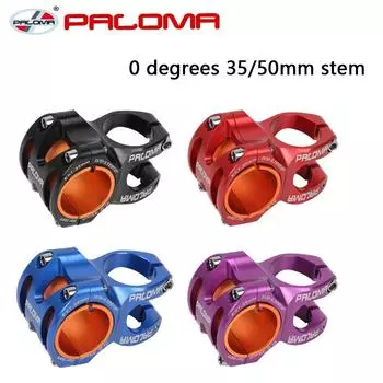 PALOMA Mtb Power Stem Road Стол для горного велосипеда Короткий силовой велосипедный мост 35 мм Вынос выноса 31 8 Регулируемая труба руля black 35mm