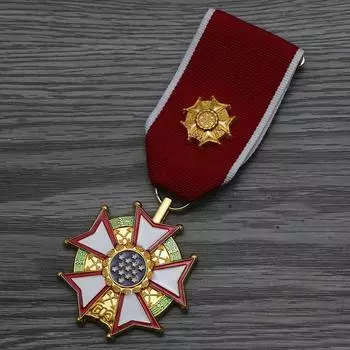 Памятный значок «За заслуги в области красоты», коллекционный подарок в виде медали золотой