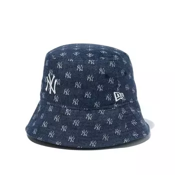 Панама Bucket 01 Sailor Brim MLB Jacquard Navy x Chrome [New Era] L-XL